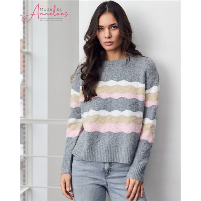 Micha Pullover wave 183155 Grijs 34757 Micha Pullover wave 183155 Grijs 34757